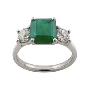 Platinum Emerald and Diamond Trilogy- Spectrum Antiques