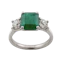 Platinum Emerald and Diamond Trilogy- Spectrum Antiques - image 1