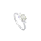 Vintage 1.51ct Fancy Yellow Cushion Diamond Trilogy Ring, c.1990 - image 1