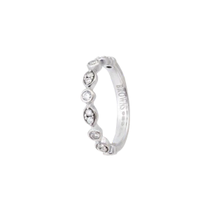 Browns 18ct White Gold 0.25ct DEF Diamond Eternity Band