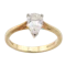 18ct Gold Pear-Shaped Solitaire Diamond Ring- Spectrum Antiques - image 1