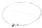 Georg Jensen Cascade Necklace  1504D 18ct white gold 4 diamonds 0.40 ct Mark Constable Unit 301 - image 1