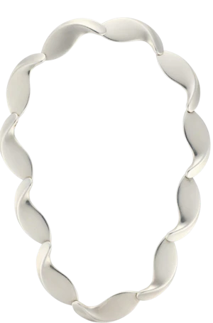 Georg Jensen Necklace in sterling silver  Designed by Per Hertz for Hans Hansen Denmark Mark Constable Unit 301