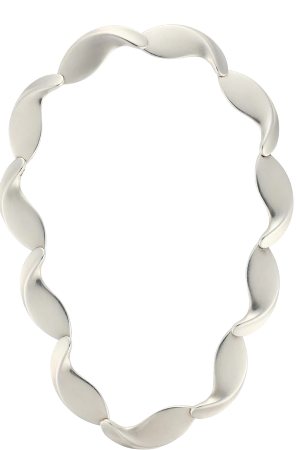 Georg Jensen Necklace in sterling silver  Designed by Per Hertz for Hans Hansen Denmark Mark Constable Unit 301 - image 1