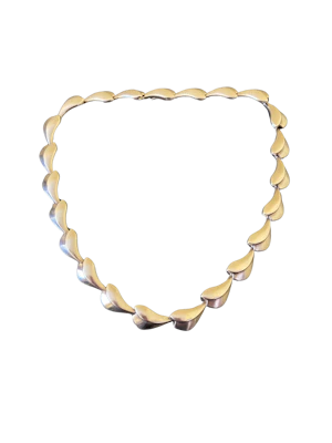 Georg Jensen sterling silver necklace Lotus designed by Per Hertz Mark Constable Unit 301