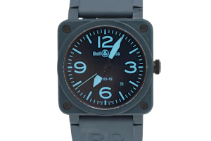 Bell & Ross BR 03‑92 Ceramic Blue BR 03‑92‑CB – 42mm – Full Set – 2018