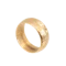 Vintage 1970s Hammered Gold Band Ring | 1977 - image 1