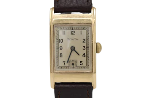 Zenith Vintage Tank Style 9ct Gold