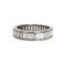 Baguette Diamond and Platinum Eternity Ring, Circa 1990, 5.00 Carats - image 1