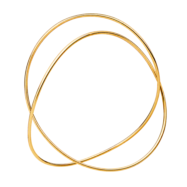 Georg Jensen 18ct Yellow Gold Alliance Bangle designed by Allan Scharff Mark Constable Unit 301 - image 1