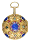 Gem Set Gold Repeater with Royal Coat of Arms - image 1