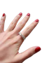 Lovely Art Deco Diamond Platinum Ring at Deco&Vintage Ltd - image 1