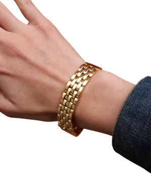 Cartier Vintage 18ct Gold Bracelet at Deco&Vintage Ltd