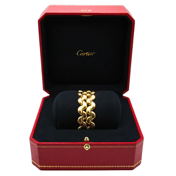 Cartier Paris 18ct Gold Bracelet at Deco&Vintage Ltd - image 1