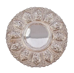 Silver repoussé bowl (taza), Ottoman Balkans, probably Bosnia or Serbia, 18th century