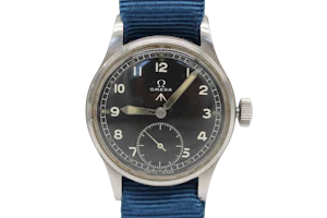 Omega British Military “Dirty Dozen” – WW2 – Calibre 30T2 – Stainless Steel – Broad Arrow