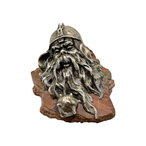 Russian silver and red jasper paperweight, Moscow, c.1900.