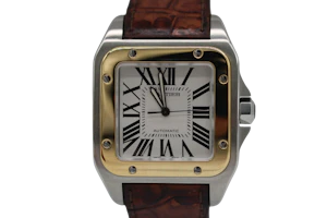 Cartier Santos 100XL Gold and Steel