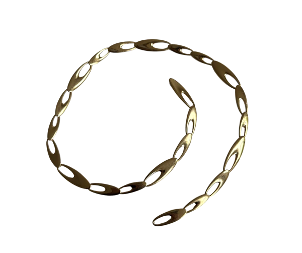 Georg Jensen 18k Gold Zephyr Necklace - image 1