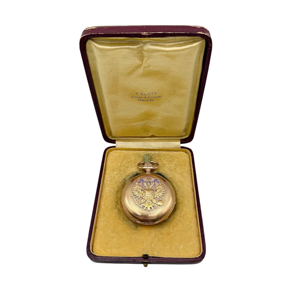Russian gold pocket watch, c.1900 by Pavel Bure. - image 1