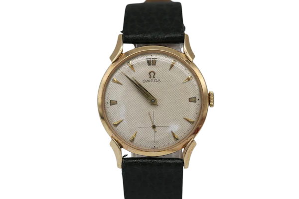 Omega Queens 14ct Gold Cal 410. 1952 Serviced and New Stra - image 1