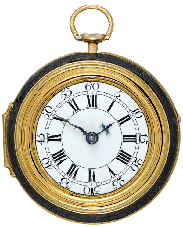 Early Triple Cased Gold Quarter Repeater - image 1