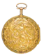 Gold Champleve Dial Quarter Repeating Repousse - image 1