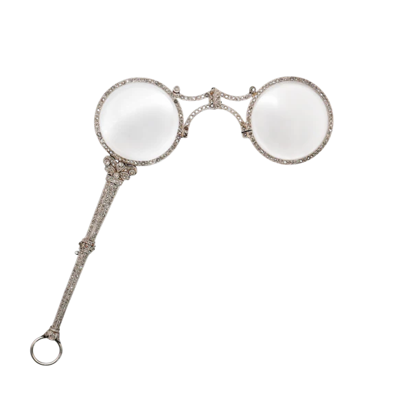 Belle Époque Diamond and Platinum Lorgnettes, Circa 1910 - image 1