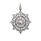 Victorian Hunt & Roskell Pearl Diamond Silver and Gold Brooch-Cum-Pendant, Circa 1895 - image 1