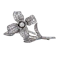 Chaumet Vintage Diamond and Platinum Flower Brooch, With White Gold Fittings, Circa 1979 - image 1