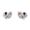 Vintage FRED Sapphire, Diamond and Gold Earrings, Circa 1960 - image 1