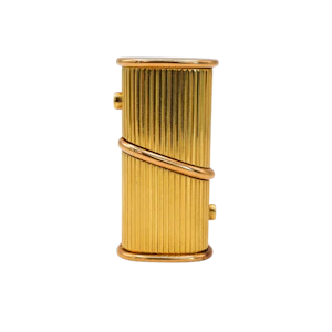 Vintage Giaconi & Gioli Italian Gold and Diamond Double Pill Box, Circa 1970