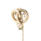 Victorian Gold & Paste Snake Tiepin - image 3