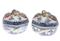 A PAIR OF BLUE AND WHITE POMEGRANATE TUREENS AND COVERS - image 1