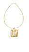 Tiffany "Window"18k gold pendant & neck ring - image 1