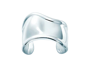 Tiffany Elsa Peretti Silver Bone Cuff