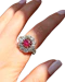 Lovely Victorian Burmese Ruby and Diamond Ring at Deco&Vintage Ltd - image 1