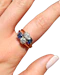 Lovely Victorian French Sapphire and Diamond Ring at Deco&Vintage Ltd - image 1