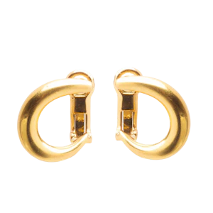 Boucheron Vintage 18ct Gold Clip On Earrings