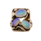 Arts & Crafts Gold & Australian Opal Ring- Spectrum Antiques - image 1