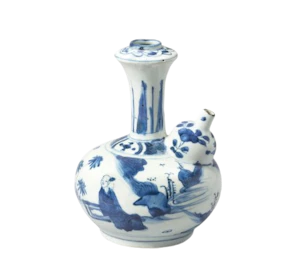 A CHINESE BLUE AND WHITE KENDI