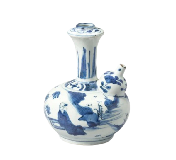 A CHINESE BLUE AND WHITE KENDI - image 1