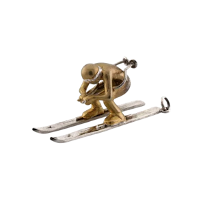 Skier Pendant- Spectrum Antiques