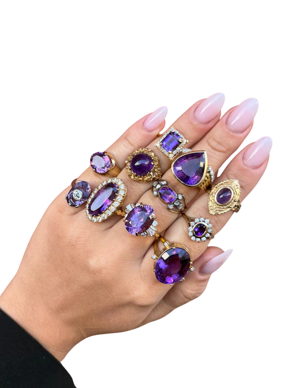 Amethyst Rings - Spectrum Antiques - image 1