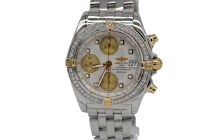 Breitling Galactic Chrono B13358 (After set Diamond Bezel)
