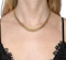 18ct Gold Woven Graduated Necklace- Spectrum Antiques - image 1