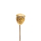 Antique French 18ct Gold & Sapphire Motorist Stick Pin - image 1