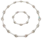 Björn Weckström for Lapponia "Aranda" Sterling Silver Bone Necklace & Bracelet Set, 1978. Mark Constable Unit 301 - image 1