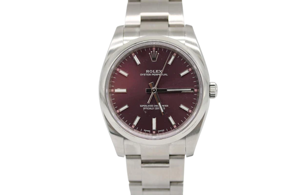 Rolex Oyster Perpetual 114200 Red Grape - image 1
