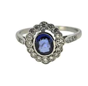 Sapphire and Diamond ring